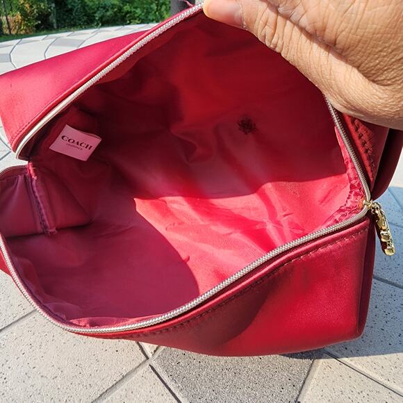 Coach Parfums Sheen Fabric Cosmetic Bag - Picture 7 of 9